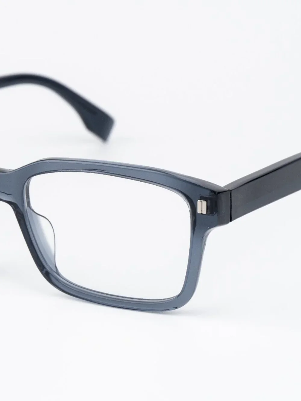 Fendi Women Eyeglasses Rectangular Blue FE50030I 089 NEW AUTHENTIC